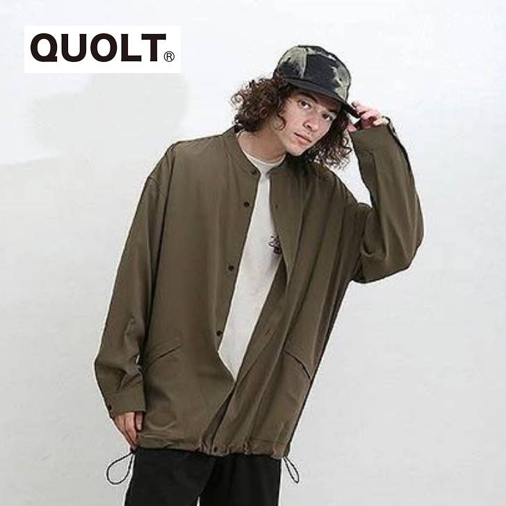 Rakuten - クオルト quolt 長袖シャツ メンズ SHERPA SHIRTS 春夏商品 カーキ ブラック 901T-1900
