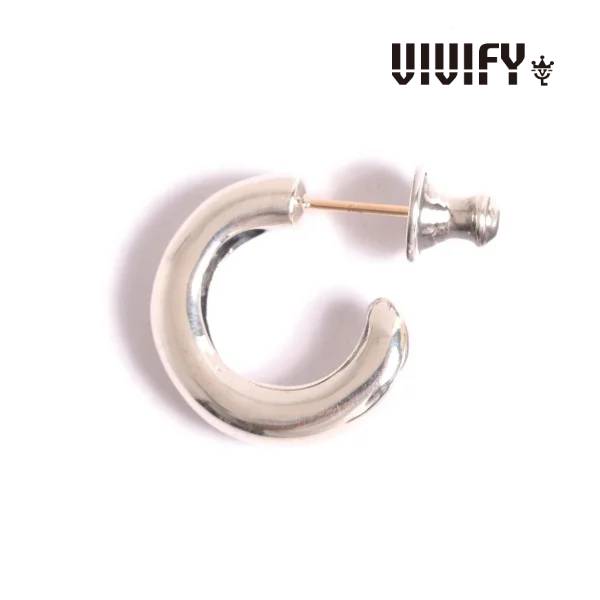 VIVIFY �ӥӥե��� �ԥ��� ��� k18goldpost LightWeight HoopPierce/4mm�� ����С�925 k18gold VFP...