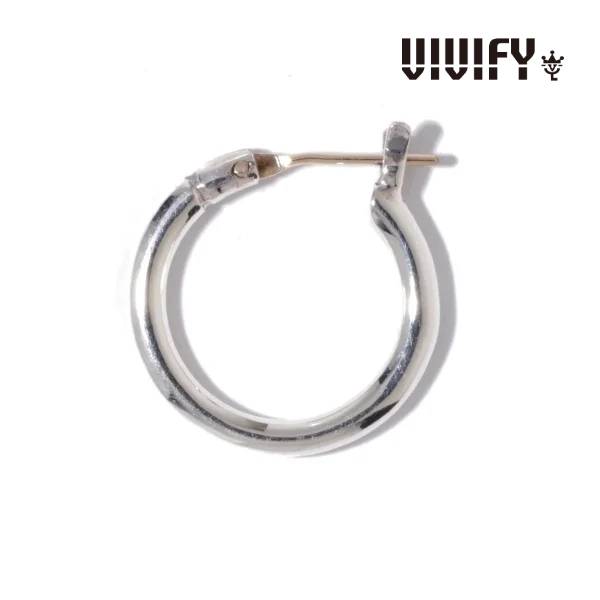 Rakuten - VIVIFY ビビファイ ピアス メンズ k18gold post Hoop pierce (2.5mm body) (L) シルバー925 k18gold VFP-282