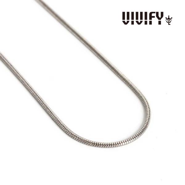 VIVIFY ビビファイ ネックレス メンズ Snake Chain Thin Necklace/80cm シルバー925 VFCL-009