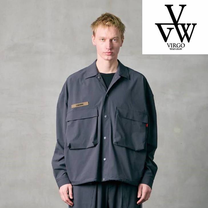 Rakuten - お取り寄せ商品 VIRGOwearworks ヴァルゴウェアワークス メンズ ジャケット MAJOR UTILITY SHIRT JKT ホワイト チャコール ブラック VG-JKT-397