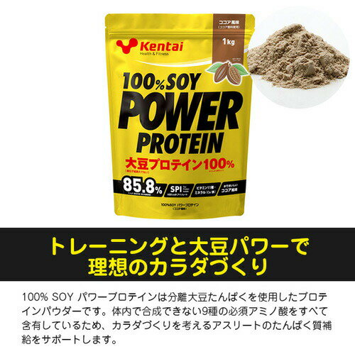 Kentai ケンタイ 100%SOYパワープロテイン ココア風味 1kgkentai プロテイン パワ...