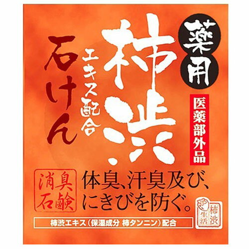 楽天美の達人薬用 柿渋エキス配合石けん 100g 医薬部外品マックス 日用品 柿渋石鹸