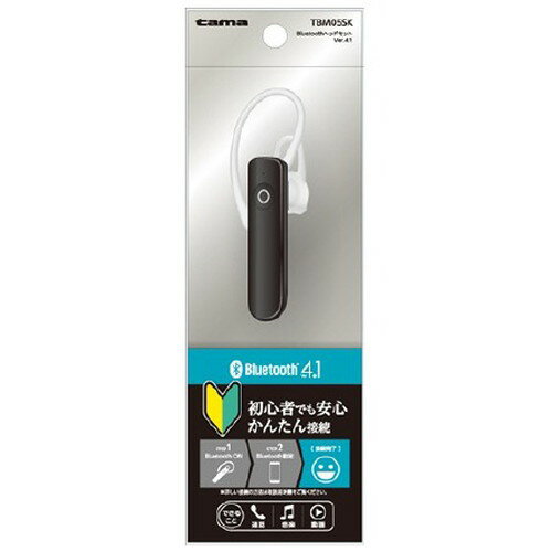 \ポイント5倍/お買い物マラソンTBM05SK Bluetoothステレオヘッドセット Ver.4.1ブラック多摩電子工業株式会社 Bluetooth ヘッドセット