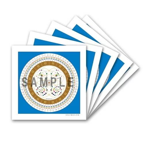 クスリエ カタカムナ 第6首マンダラ（小）5枚入クスリ絵 ユニカ