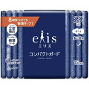 大王製紙 エリス コンパクトガード 多い夜用 羽つき 29cm 15枚入ナプキン 生理用 多い夜 夜用 羽付