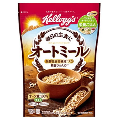 \ポイント5倍/お買い物マラソンオートミール 330gケロッグ