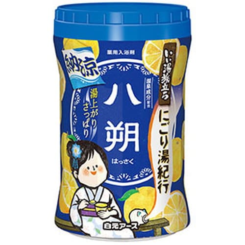 白元アース いいゆ旅立ち ボトル 納涼にごり湯 八朔の香り 540g 医薬部外品入浴剤 入浴料