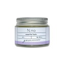 N.no エヌナンバー エッセンシャルバーム ゼラニウム&ラベンダーの香りヘアバーム オーガニックバーム シアバター ムルムルバター クプアスバター リップクリーム ゼラニウム ラベンダー