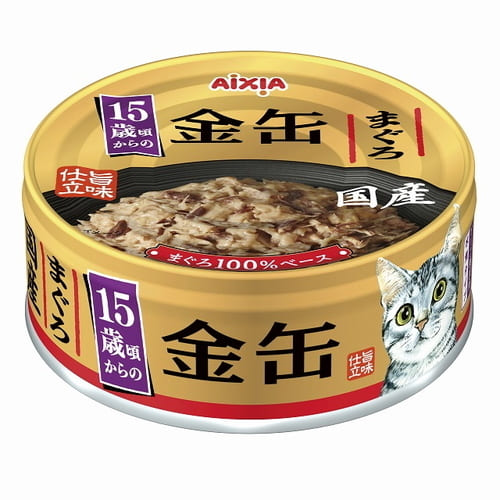 樂天商城 - 金缶 15歳頃からのまぐろ 70gアイシア 猫 猫缶 一般食 キャットフード ウェットフード フード【28H限定】店内ポイント10倍★4日20時〜5日23:59迄