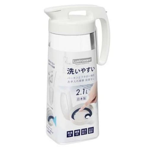 Lustroware ラストロウエア タテヨコ・シームレスピッチャー 2.1L K-1286W水差し ポット