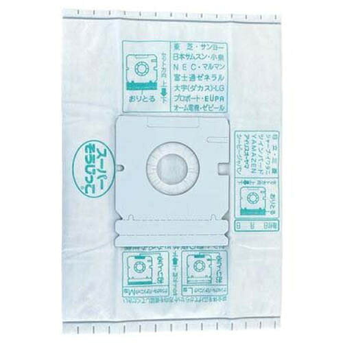 スーパーそうじっこ抗菌プラス 5枚入 MC-SK059掃除機用 ゴミ用 袋