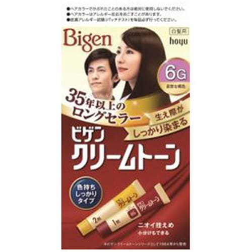 Rakuten - ビゲン クリームトーン 自然な褐色 6G 40g+40g 医薬部外品ホーユー 白髪染め ビゲン ビゲン クリームトーン ヘアカラー ヘアケア 白髪 医薬部外品