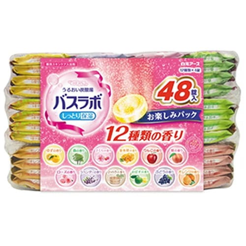 HERSバスラボ お楽しみパック 48錠入 医薬部外品白元アース 炭酸湯 風呂 バス 入浴剤