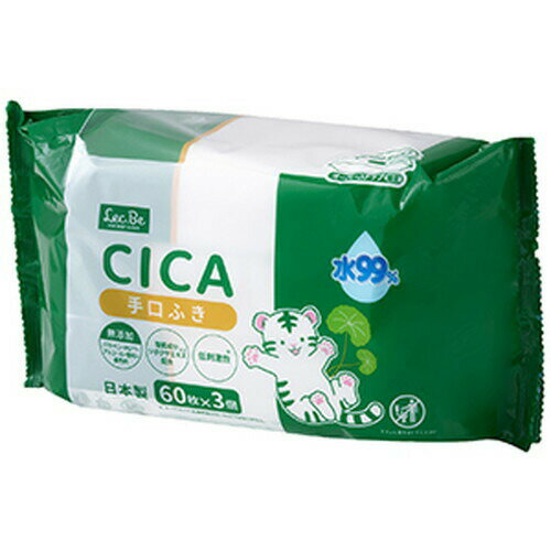 レック 水99% CICA 手口ふき 60枚×3パックLEC ウェットシート ウエット 拭き レック 水99% CICA 手口ふき 60枚×3パックLEC ウェットシート ウエット 拭き