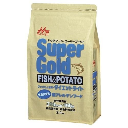 Mature Dog - 森乳サンワールド SG スーパーゴールド フィッシュ＆ポテト ダイエットライト 2.4kg犬用ドッグフード 体重管理 低アレルゲン 魚 ポテト