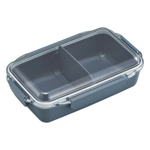 オーエスケー カームカラー ランチボックス 仕切付 750mL ネイビー弁当箱