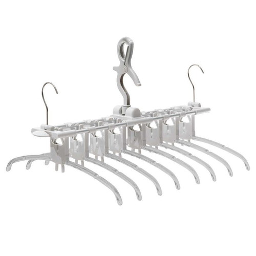 ヒラノトレーディング 折りたたみワンタッチ8連ハンガーワンタッチ ハンガー 折り畳み 折りたたみ
