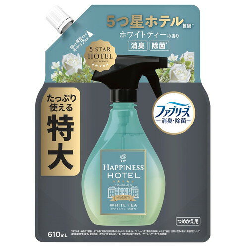 Rakuten - P&G レノアハピネスミスト ホワイトティーの香り つめかえ用 特大サイズ 610mL