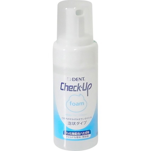 ライオン チェックアップ フォーム 100ml Check-Up foam 医薬部外品 × 5本歯科専売 チェックアップフォーム 泡 泡状 う蝕 むし歯 無研磨 オーラルケア マウス 口腔ケア デンタルケア 介護 介助