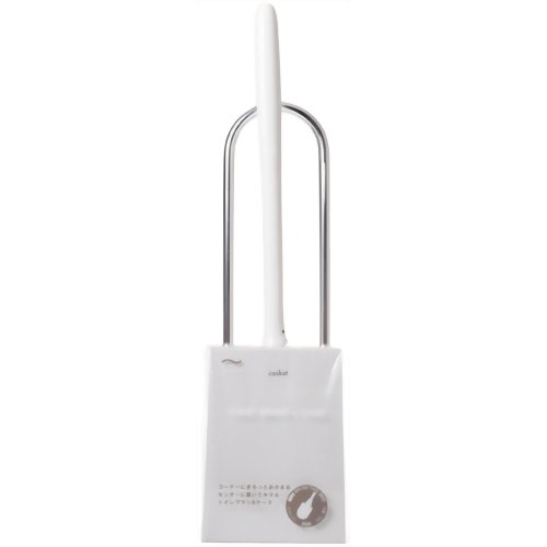 カスケット トイレブラシ付 ホワイト 1コ入