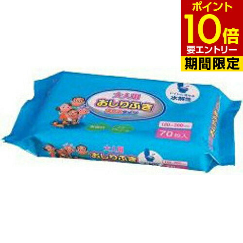 商品名 大人用おしりふき 流せるタイプ 70枚入 商品詳細 内容量：70枚※厚手だからしっかり拭ける、水分99%の大人のおしりふきです。 商品説明 「大人用おしりふき 流せるタイプ 70枚入」は、厚手だからしっかり拭ける、水分99%の大人のおしりふきです。ふんわり厚手の不織布を使用しているので、手を汚さず、やさしく拭き取れます。また、水含みの良いレーヨン素材を使用し、水分99%のウェットタイプで汚れをしっかり拭き取ります。ティッシュ方式なので、片手で簡単に取り出し可能。からだ拭きにも使用でき、使用後はそのままトイレに流せます。肌にやさしいノンアルコール・無香料・無着色。 使用上の注意 ・お肌に異常があるときやお肌にあわないときはご使用をおやめください。・中身の乾燥を防ぐため、ご使用後はしっかりと閉めなるべくお早めにお使いください。・乳幼児の手の届かない所に保管してください。・直射日光のあたる所や高温の所に保管しないでください。・トイレのつまりを避けるため、1枚ずつ流してください。 全成分 水、PG、ブチルカルバミン酸ヨウ化プロビニル、ベンザルコニウムクロリド 原産国 日本 JANコード 4962035612909 製造元 大一紙工 介護 &gt; 清拭・洗浄用品 &gt; 清拭・洗浄用品 &gt; 大人用おしりふき 流せるタイプ 70枚入広告文責・販売事業者名：株式会社ビューティーサイエンスTEL 050-5536-7827※一部成分記載省略あり