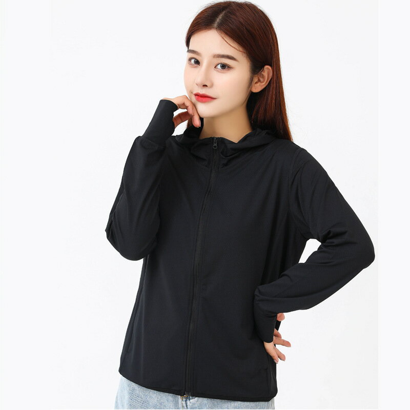 Rakuten - ッシュガード 日焼け止め服 UVカット レディース フード付き カーディガン ラ 夏パーカー 紫外線対策 冷感 軽量 長袖 ラッシュ ジップ パーカー オーバーウェア 水着 大きいサイズ 夏服