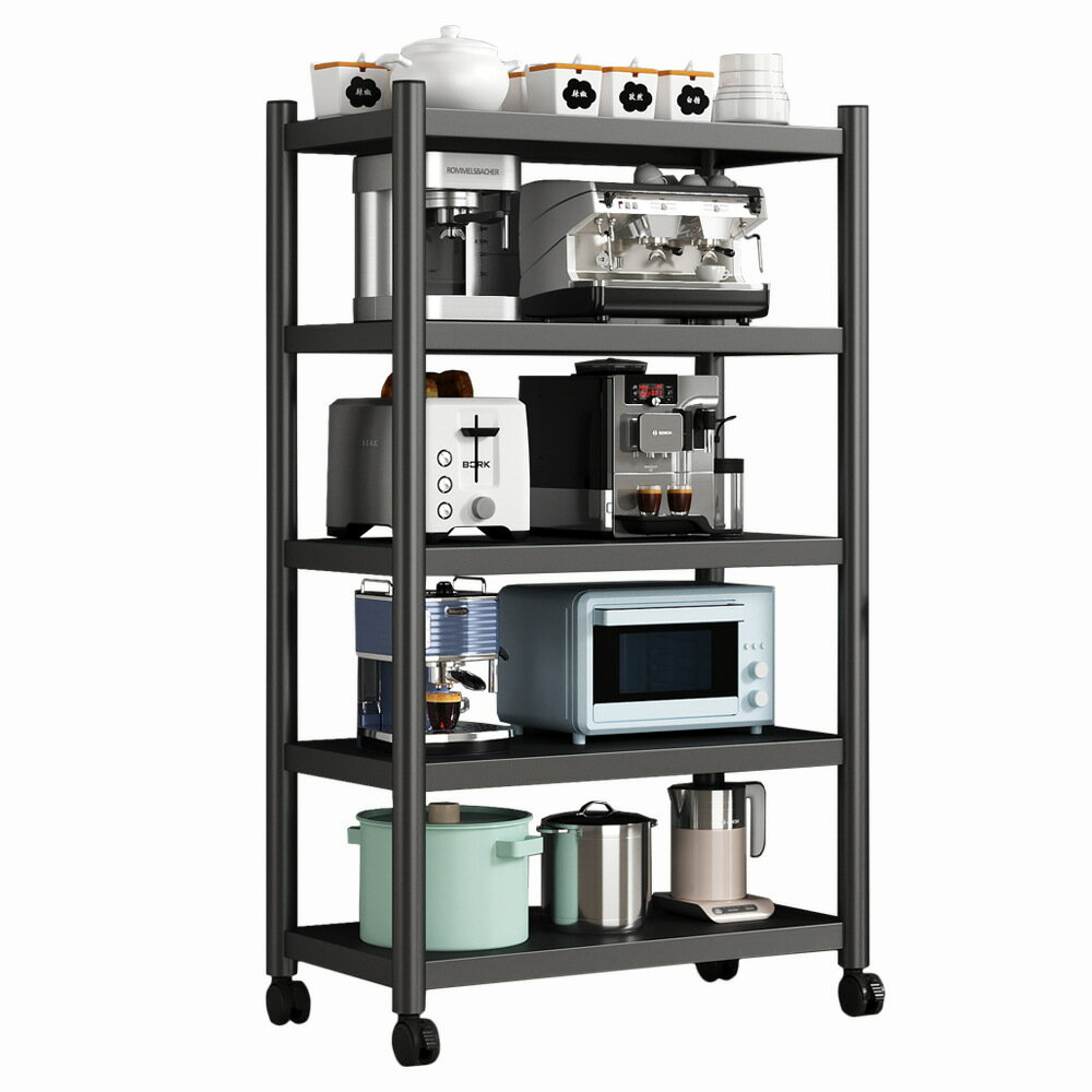 キッチンラック レンジ台 レンジラック キャスター付き ストッパー 収納ワゴン キッチン レンジ台 炊飯..