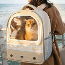 犬 猫 ペット キャリー バッグ リュック ペットハウス 旅行/通院/お出かけ/災害避難用 小型犬 猫 リュック 折りたたみ 大容量 通気性 宇宙船 猫バッグ