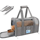 猫 キャリー バッグ 手提げ キャリー ショルダー ペット キャリーバッグ 猫 ウサギ 小型犬 小動物用 リュック 3面メッシュ 通気性 折りたたみお出かけ ド...