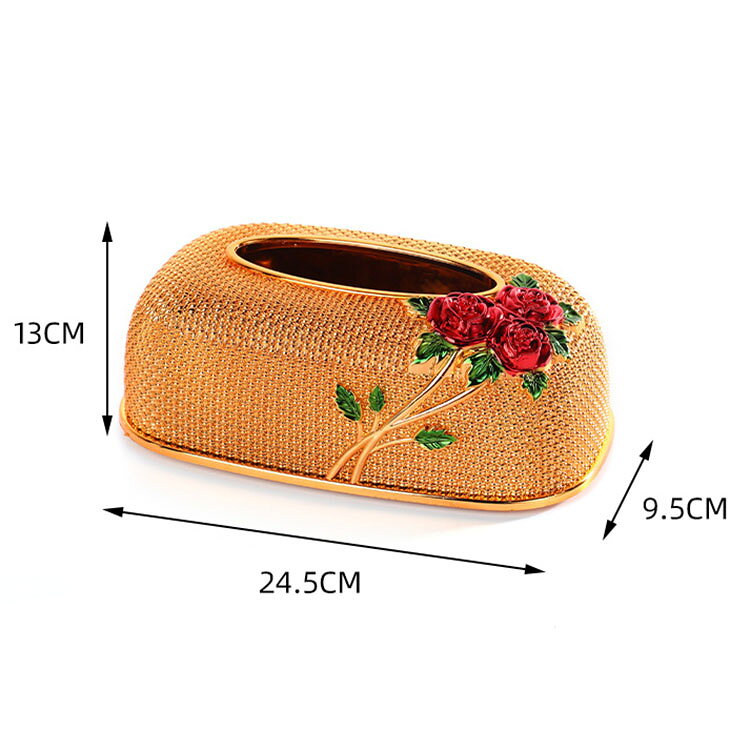 ティッシュケース ティッシュカバー 北欧 おしゃれ バロック バラ柄 多機能 小物入れ ティッシュボックス 主婦の味方 母の日 収納 トイレットペーパーホルダー 卓上収納 ティッシュ トイレットペーパー 入れ替え 詰め替え ホテル 家庭用 ギフト新生活 プレゼント 雑貨 6色 [3]