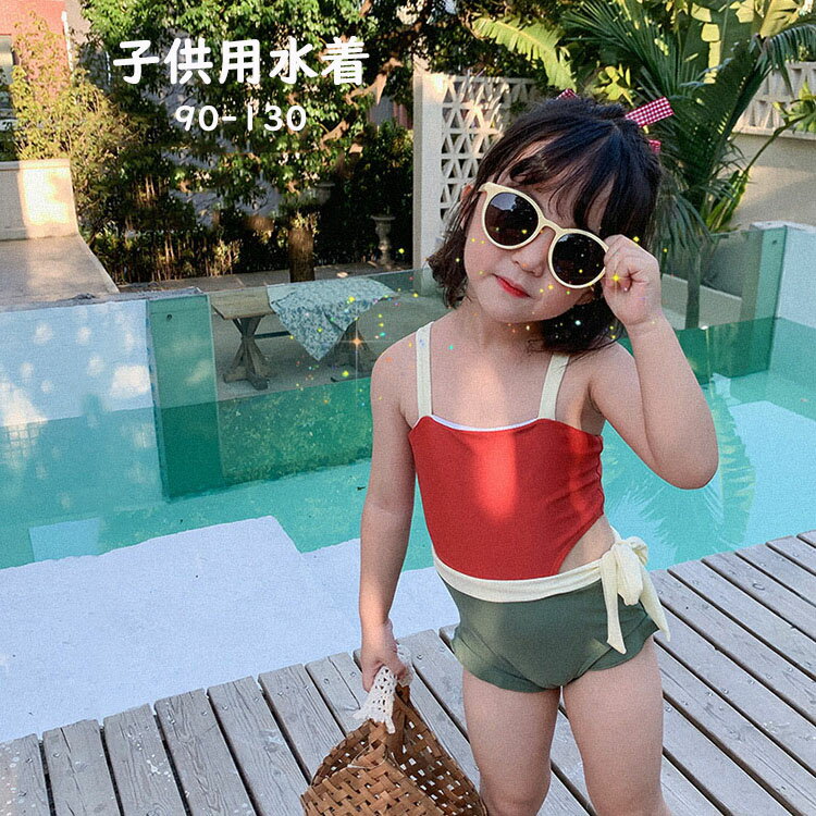 樂天商城 - 子供 水着 女の子 子供用水着 ワンピース水着 女児 可愛い 水着 つなぎ水着 スイカ水着 子供水着 キッズ 温泉 キッズ水着 幼稚園 保育園 みずぎ スイムウェア 海 夏 旅行 水着 女の子ワンピース 90 100 110 120 130