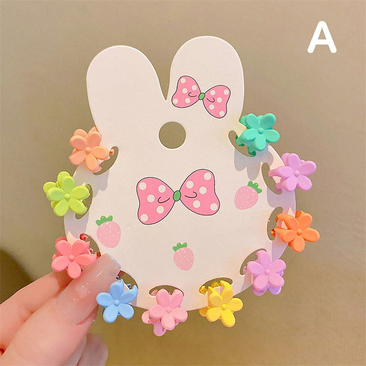 【送料無料】マカロン系ヘアピン 子供使える ヘアクリップ 10点セット ins ミニサイズ ヘアバレッタ キュート ヘアアクセサリー ヘアーピン 髪留め ヘアアレンジ シンプル パッチンどめ 子供 女の子 パッチン留め ピン キッズ お呼ばれ 前髪留め 髪飾り 選べる6タイプ 2