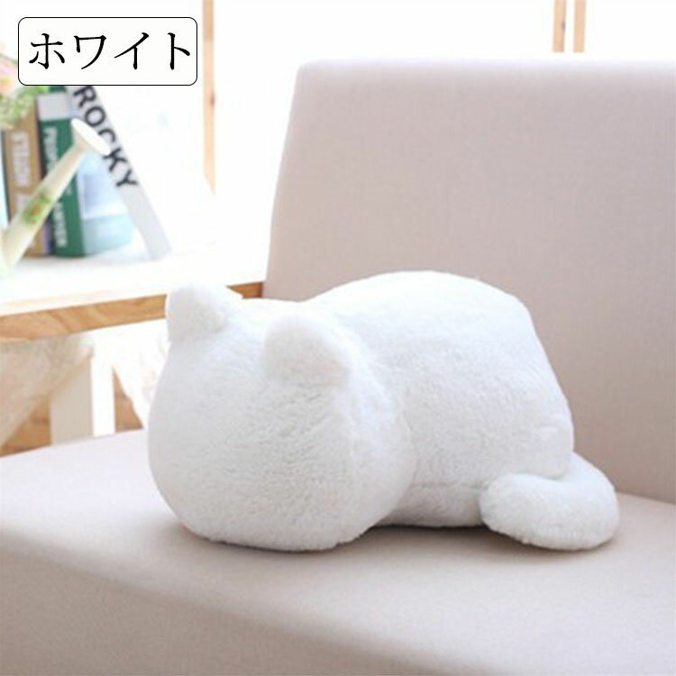 【送料無料】ねこ 猫 ぬいぐるみ 抱き枕 動物 添い寝枕 枕 昼寝まくら 寝かしつけ クッション キッズ 雑貨 お誕生日 女性 かわいい 子供 おもちゃ ふわふわ 無地 動物ぬいぐるみ 癒し 極上肌触り 柔らかい インテリア 彼女 ギフト 出産祝い INS 33*24*18cm 選べる3色