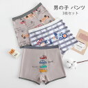 【送料無料】パンツ 男の子 3枚セット オシャレ 子供用 可愛い キッズ ベビー 子どもパンツ 下着 インナー かっこいい かわいい 車柄 コットン 綿 トラン...