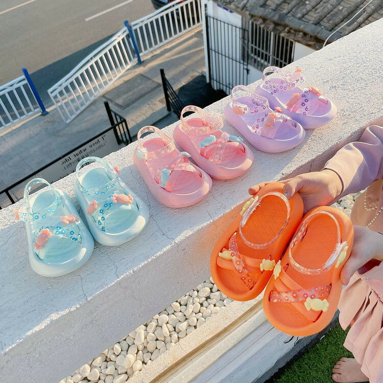 厚底サンダル 子ども靴 女の子 ベビー おしゃれ 防水 子どもサンダル 子供靴 春夏 ...