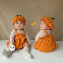 ハロウィン 服装 子供 ロンパース 長袖 カボチャ ベビー服 男の子 女の子 コスプレ 衣装 仮装 帽子付き 子供服 カバーオール キッズ 新生児 赤ちゃん おしゃれ 可愛い Halloween 演出服 66 73 80 90cm 出産お祝い プレゼント 保育園 幼稚園 春秋冬(4)