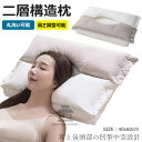 【6%OFFクーポン】枕 首が痛くならない 人気 まくら 安眠枕【二層構造•耳と後頭部の凹型中空設計】低反発 高反発 抱き枕 いびき防止 首や肩の負...
