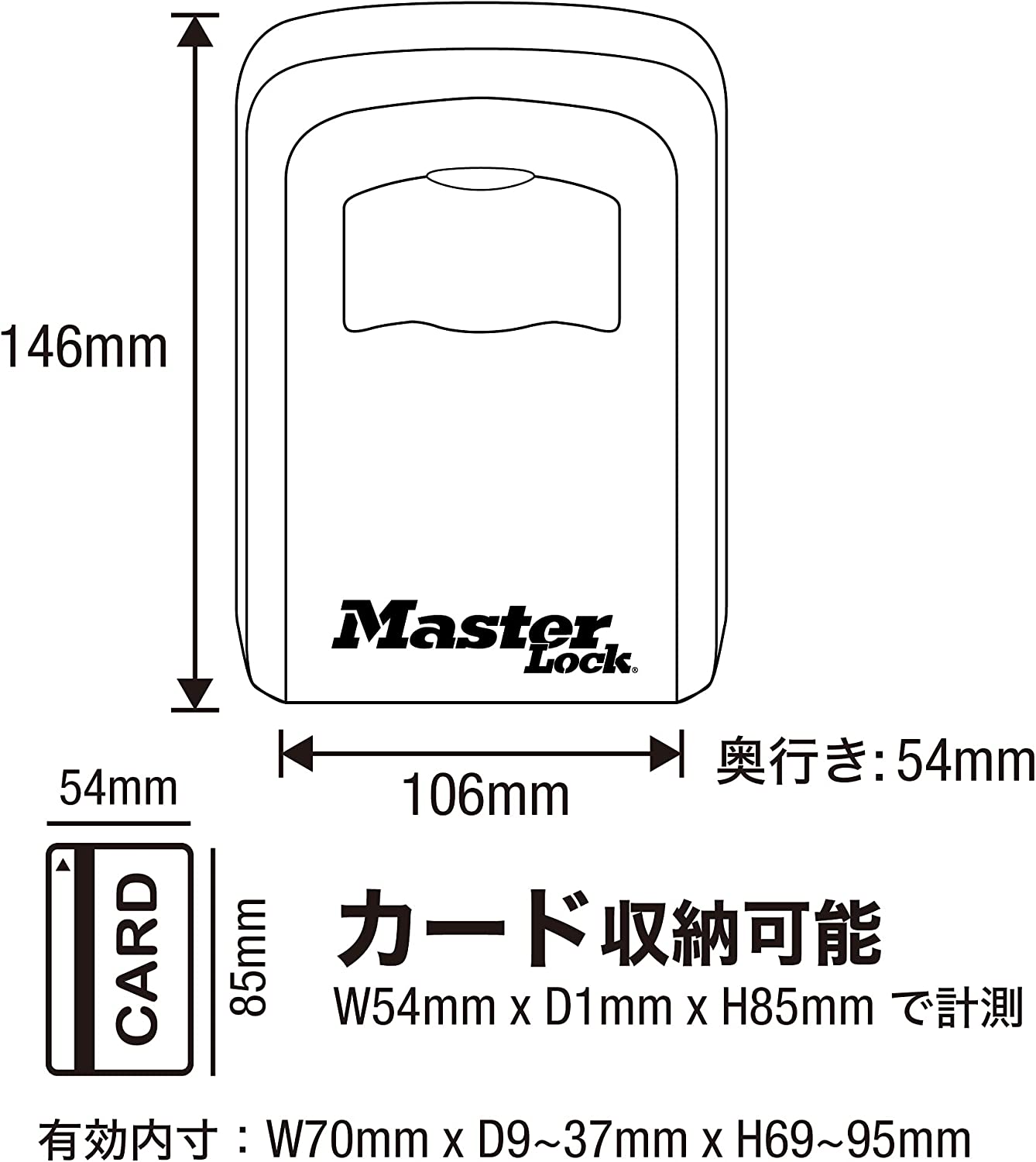 4�ĥ��åȡ�縰���ס����ؤ��Ҹˤθ���ͭ��������Master Lock��������뼰�����ܥå���4�ĥ��åȡ������ݴɸˡ������������Լ����줫���륫�С��ա������ɤ��Ǽ�Ǥ��륵������ �ɼ���դ������ס�5403JAD