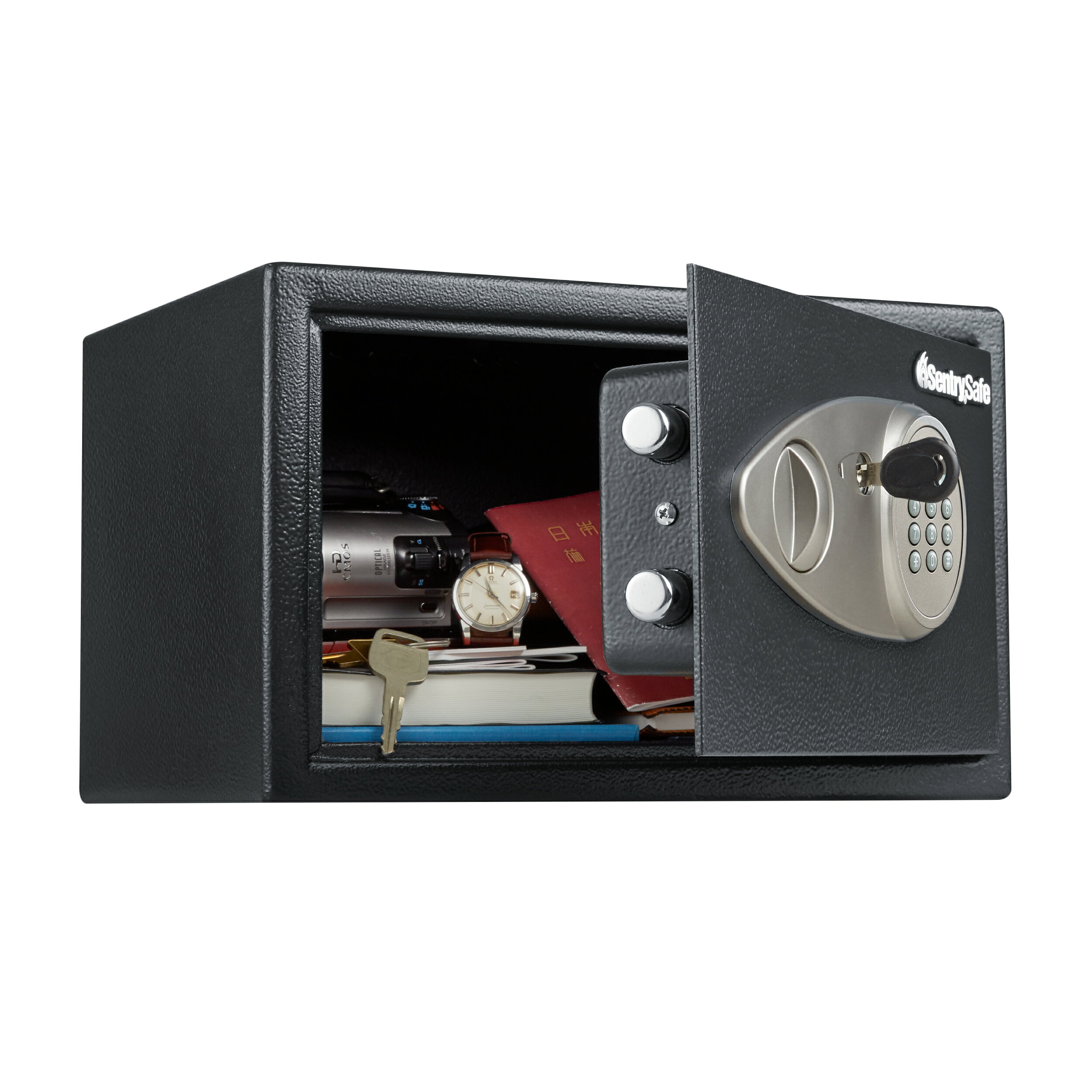 SENTRY 公式 セントリー 金庫 家庭用 小型 オフィス 店舗 15L B5 鍵 テンキー 1年保証 防犯 メーカー直送 収納ボックス 家庭用金庫 保管庫 貴重品 X055 2