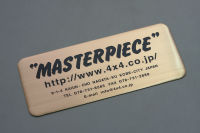 "MASTERPIECE" メタル エンブレム