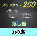 レビューをお願い致します◆送料無料！プリンカップ 250（275ml）101Φ×55mm 落し蓋 100個