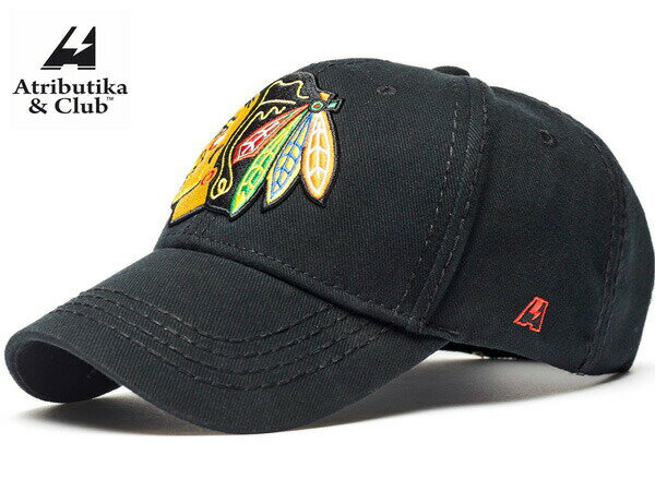 Atributika&Club/アトリブチカ NHLCAP ※シカゴ ブラックホークス黒※ 【NHLグッツ】 #29091