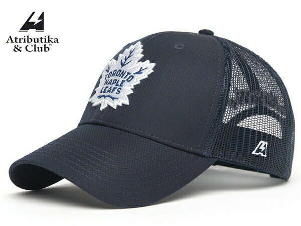 Atributika&Club/アトリブチカ NHLCAP MESH CHECK ※トロント メープルリーフス紺※【NHLグッツ】 #31391