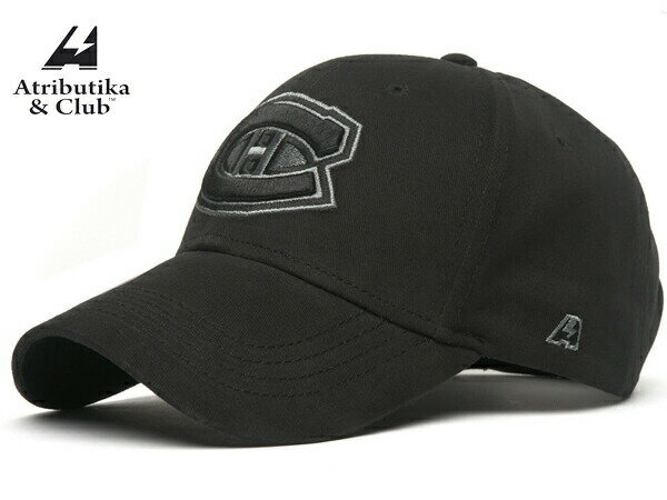 Atributika&Club/アトリブチカ NHLCAP SOLID ※モントリオール カナディアンズ黒※ 【NHLグッツ】 #31617