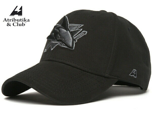 Atributika&Club/アトリブチカ NHLCAP SOLID ※サンノゼ シャークス黒※ 【NHLグッツ】 #31622