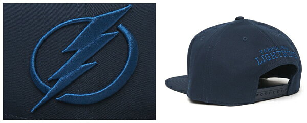 ホッケー用品店 マスタースポーツのAtributika&Club/アトリブチカ NHLCAP FLAT SOLID ※タンパベイ ライトニング紺※ 【NHLグッツ】 #31682｜アングル2