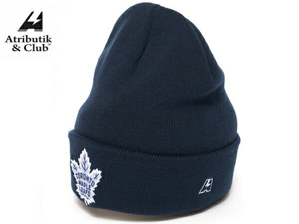 Atributika&Club/アトリブチカ NHL KNITCAP ※トロント メープルリーフス紺※ 《ポスト投函》【NHLグッツ】 #59032