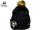 Atributika&Club/アトリブチカ NHL KNITCAP POM ※ピッツバーグ ペンギンズ黒※ 《ポスト投函》【NHLグッツ】 #59043