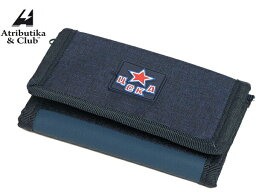 Atributika&Club/アトリブチカ KHL WALLET チェスカモスクワ紺 《ポスト投函可》【KHLグッツ】 #10466